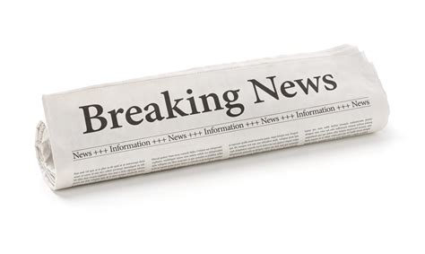 rolled newspaper   headline breaking news sheridans chartered accountants