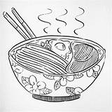 Noodle Drawing Noodles Getdrawings Ramen Pencil Did National Thai Know Days Sketch Kawaii Food sketch template
