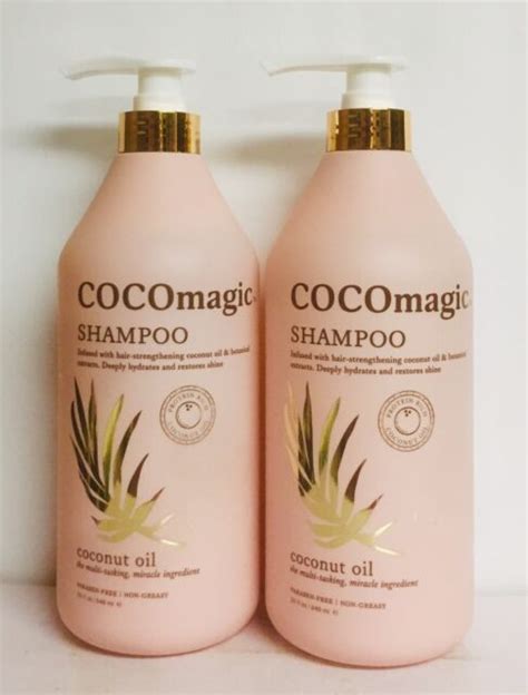 2 Cocomagic Shampoo With Coconut Oil And Botanical Extracts 32 Fl Oz