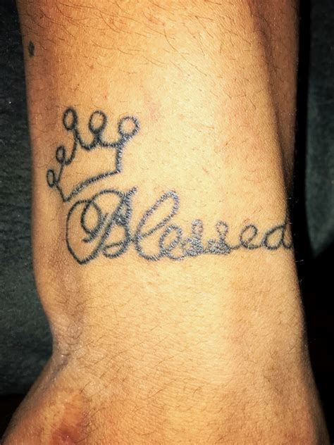 blessed tattoo on wrist best guide to wrist tattoo