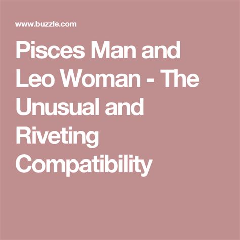Horoscope Compatibility Pisces And Leo Clothes News