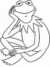 Kermit Frog Coloring Pages Color Printable Kids Muppets Drawing Print Face Colouring Theme Easy Animal Getdrawings Getcolorings Meme These Popular sketch template