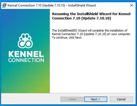 installing  update  kennel connection desktop