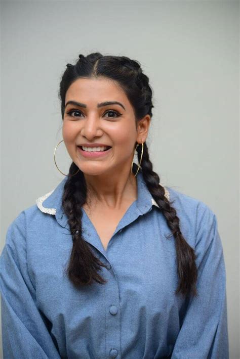 Latest Gallery Of Samantha Akkineni In Blue Dress