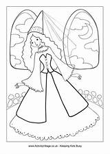 Princess Colouring Tower Pages Generic Activityvillage sketch template