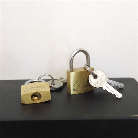 small locks  keys vintage padlocks tiny lock miniture