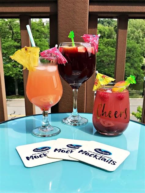 non alcoholic ocean spray® mocktails are perfect for