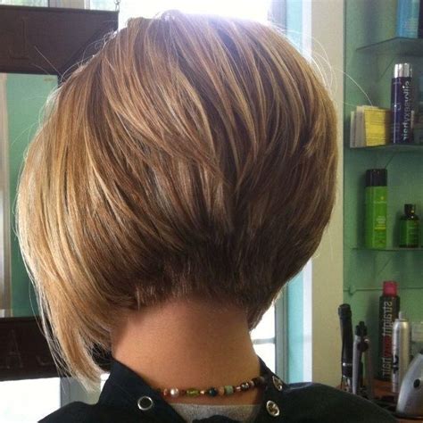 Back View Of Stacked Bob