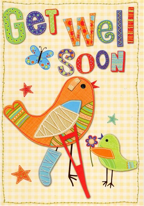 Get Well Soon Greeting Card Cards Love Kates