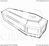 Coffin Outlined Clip Illustration Royalty Lal Perera Vector 2021 Clipart sketch template