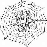 Spider Coloring Web Pages Printable Color Getcolorings sketch template
