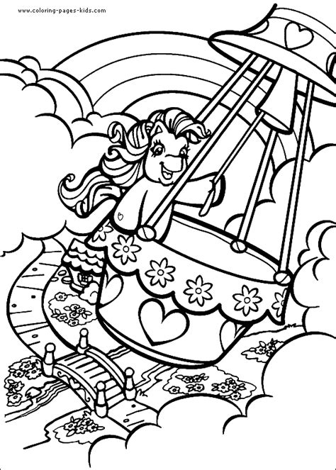 pony color page coloring pages  kids cartoon