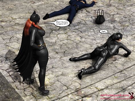 Mrbunnyart Batgirl Vs Cain Batman English
