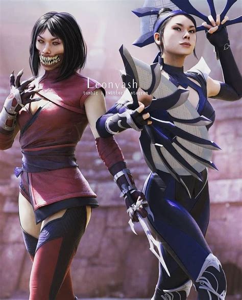Kitana And Mileena In 2021 Mortal Kombat Costumes Mortal Kombat