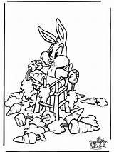 Bugs Bunny Tunes Looney Kleurplaten Tune Advertentie Malvorlagen Publicité Anzeige Publicidade Pubblicità sketch template
