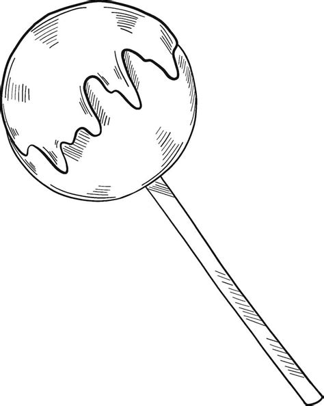 coloring page girl  lollipop coloring pages