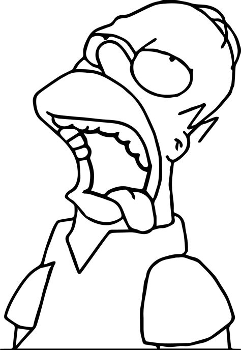 funny simpsons coloring pages coloring pages  kids coloring pages