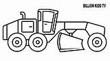 Coloring Construction Truck Pages Equipment Grader Drawing Plow Printable Kids Getdrawings Getcolorings Color sketch template