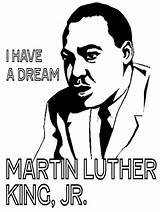 Coloring Luther Martin King Jr Pages Kids Mlk Dream History Printable Color Sheet Worksheets Print Month Dr Quotes Printables Holiday sketch template