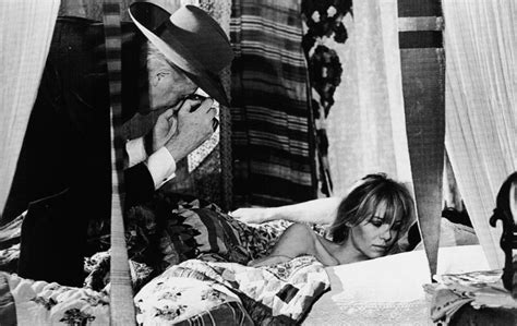 Cecil Beaton And Anita Pallenberg On The Set Of