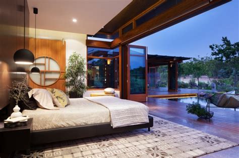 relaxing asian bedroom interior designs