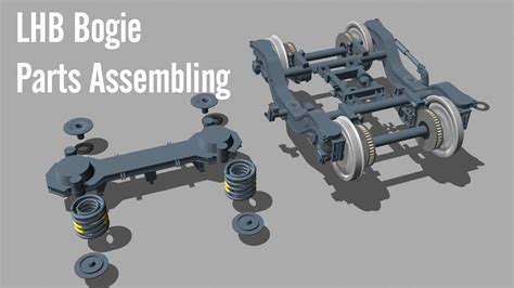lhb bogie secondary suspension assembling process lhb bogie parts