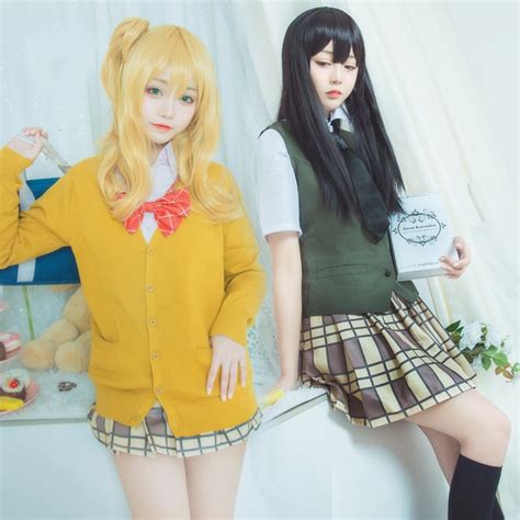 Citrus Aihara Yuzu Cosplay Costume Japanese Anime Uniform Suit Outfit