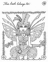Coloring Fairyland Digi Fairy sketch template