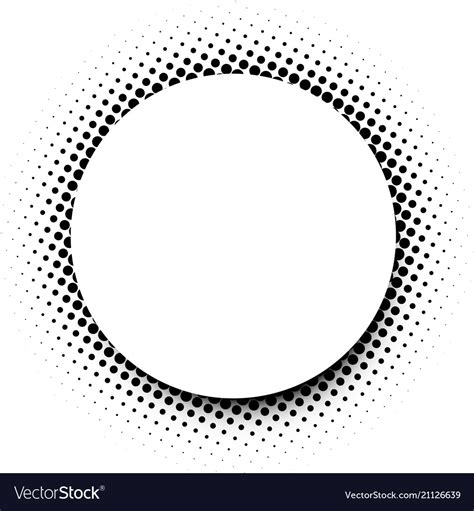white  background  black dotted pattern vector image