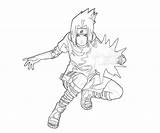 Sasuke Coloring Naruto Pages Ninjutsu Uchiha Template Susanoo Popular Uzumaki sketch template