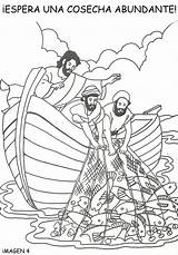 Coloring Pages Jesus Fish Niños Catch Men Kids Fishers Para Bible Colorir Miraculous School Nets Sunday Biblicos Dibujos Desenhos Clase sketch template