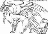Lineart Cat Creature Lion Deviantart Coloring Dragon Pages Drawing Colouring Chat Adult Book Sheets Dog Books Foo sketch template
