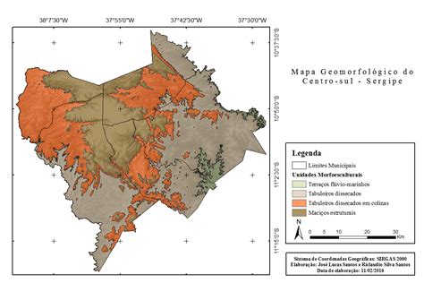 11º sinageo mapeamento geomorfolÓgico do centro sul do estado de