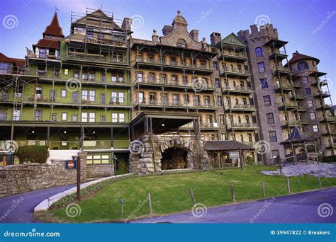 mohonk mountain house front entrance editorial photography image