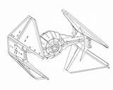 Tie Fighter Drawing Wars Star Interceptor Show Getdrawings sketch template