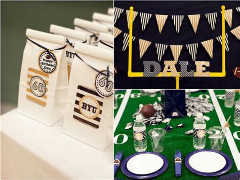 Kara S Party Ideas Surprise 60th Birthday Football