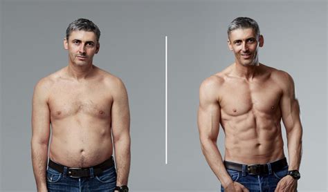 45 year old man halves body fat and transforms himself in just 12 weeks