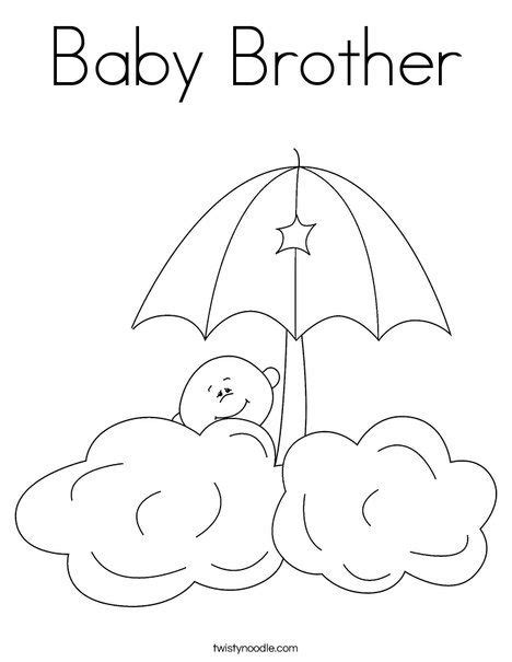 baby brother coloring page baby coloring pages  baby products