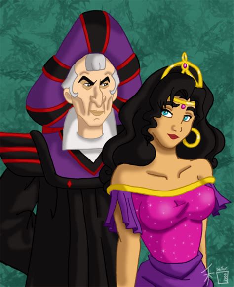 Judge Frollo And Esmeralda Esmeralda