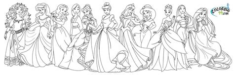 disney princesses  coloring pages