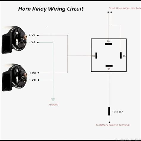 wiring diagram car horn relay perevod po orla wiring