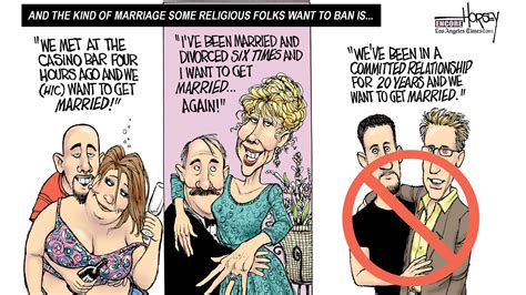 religious folk wince at gay marriage an encore cartoon la times