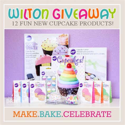 wilton giveaway   cupcake products