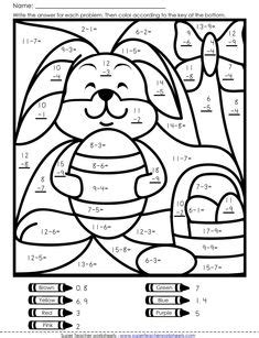 coloring addition worksheets  grade    st grade worksheets