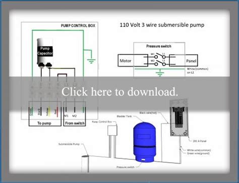 submersible  pump control box wiring diagram