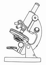 Microscope Coloring Vector Edupics Large Kb sketch template