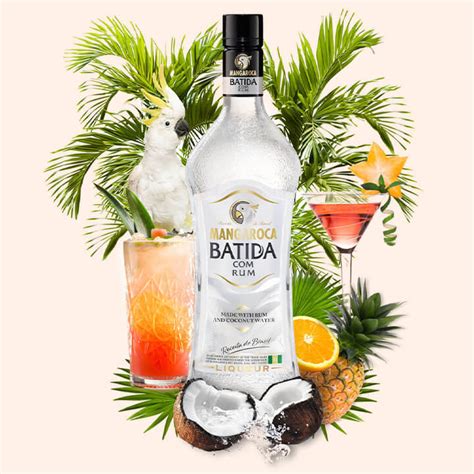 cocktailsde mangaroca batida  rum