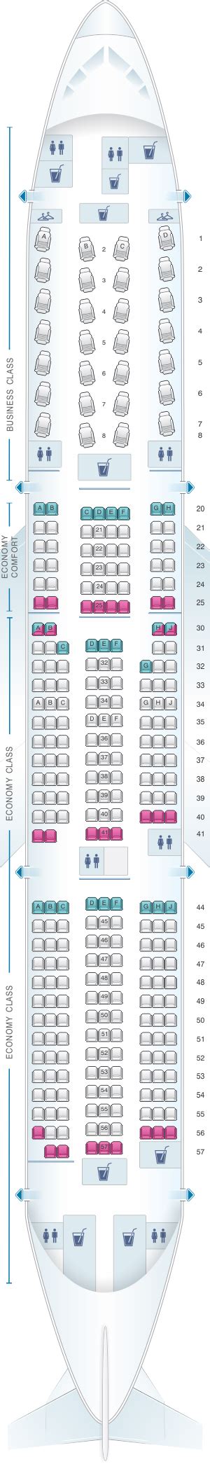 boeing   seating chart delta