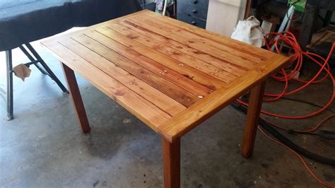 rustic table   scrap wood great patio table easy