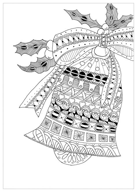 christmas zentangle coloring pages picture printable christmas